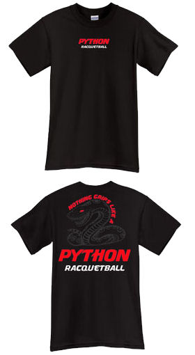 Python Black/Red T-Shirt