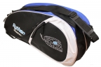 Python Deluxe Black/Blue 3 Racquet Racquetball Bag