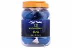 Python Blue Racquetball Jug (12 balls)