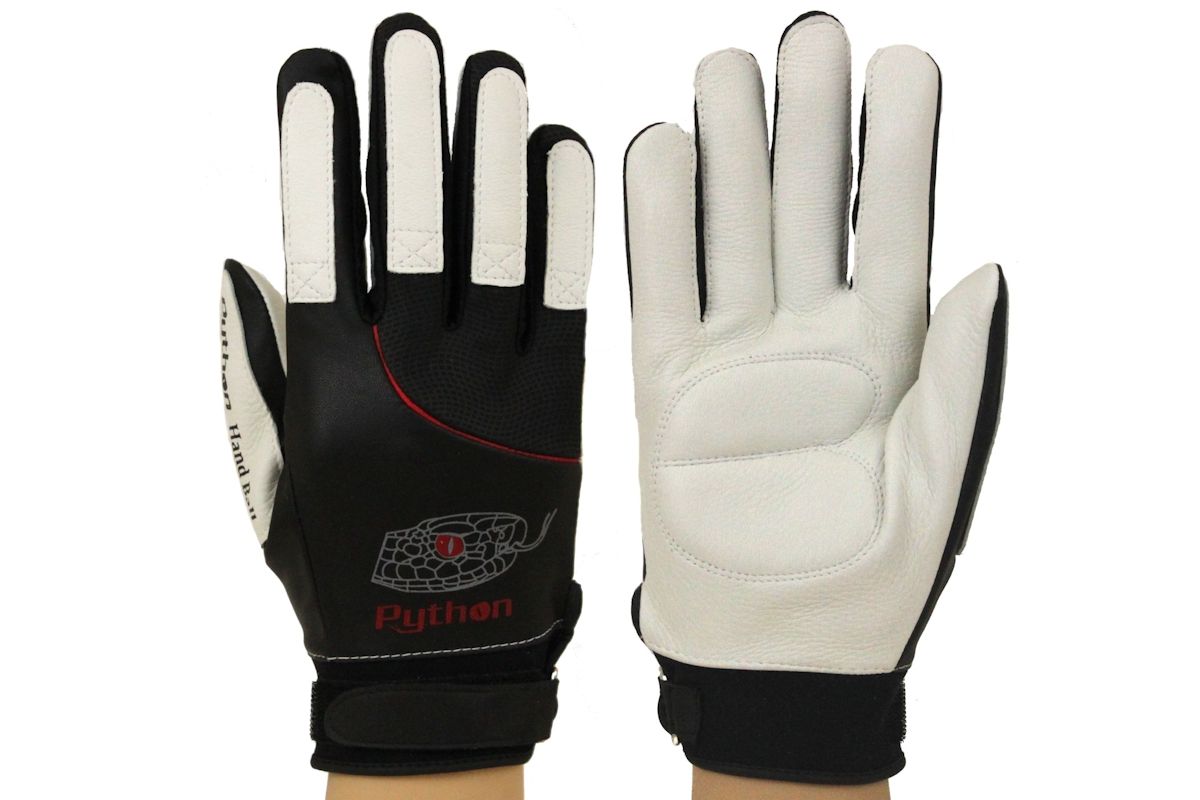 Python Deluxe Padded HANDBALL Gloves Python Racquetball