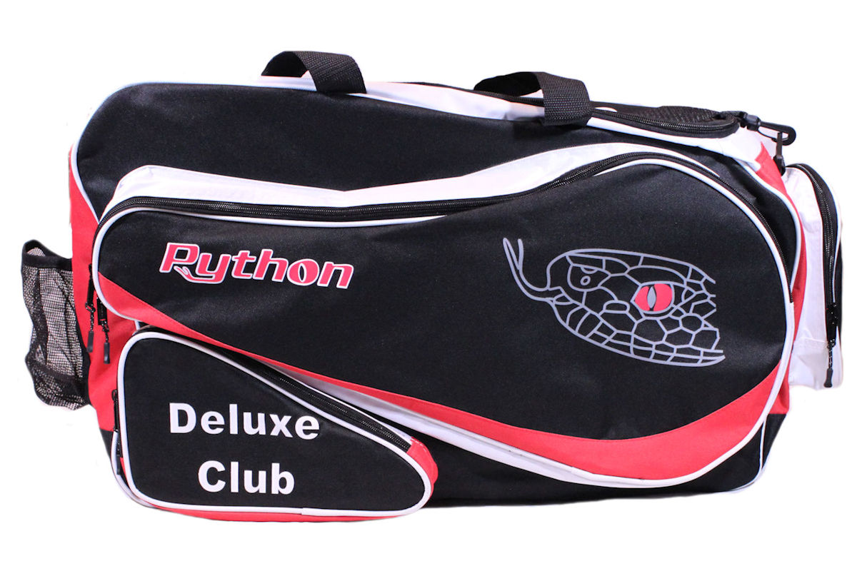 Python Deluxe Black/Red Club Bag Python Racquetball