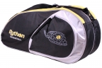 Python Deluxe Black/Yellow 3 Racquet Racquetball Bag