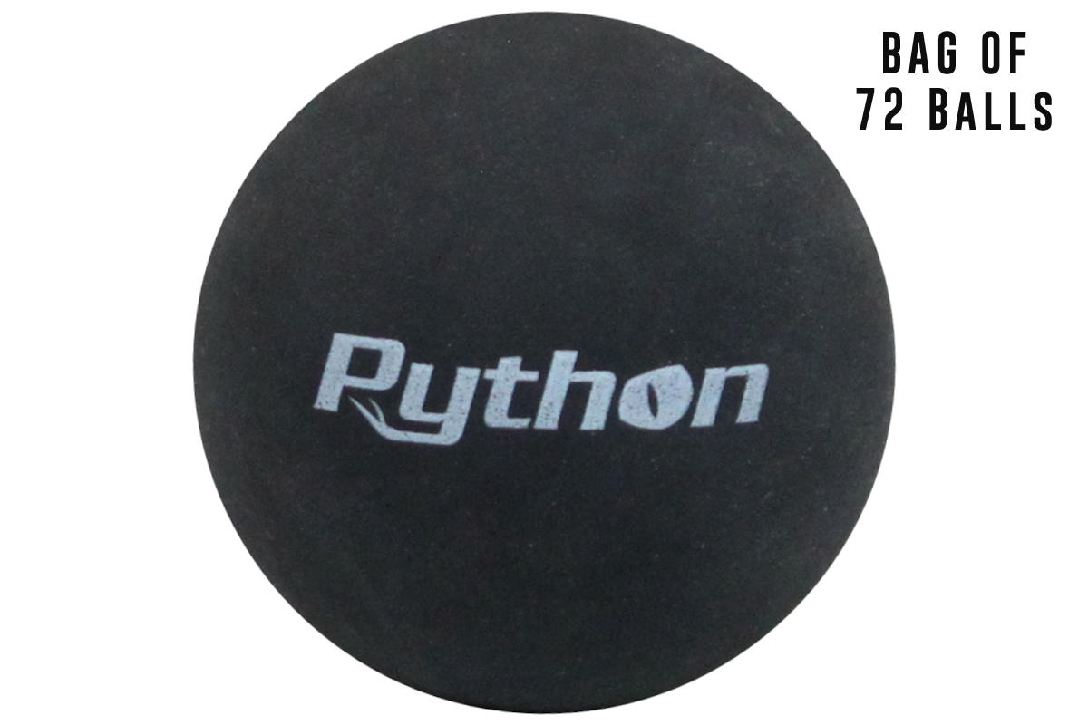 Python Black Bag of 72 Balls Python Racquetball