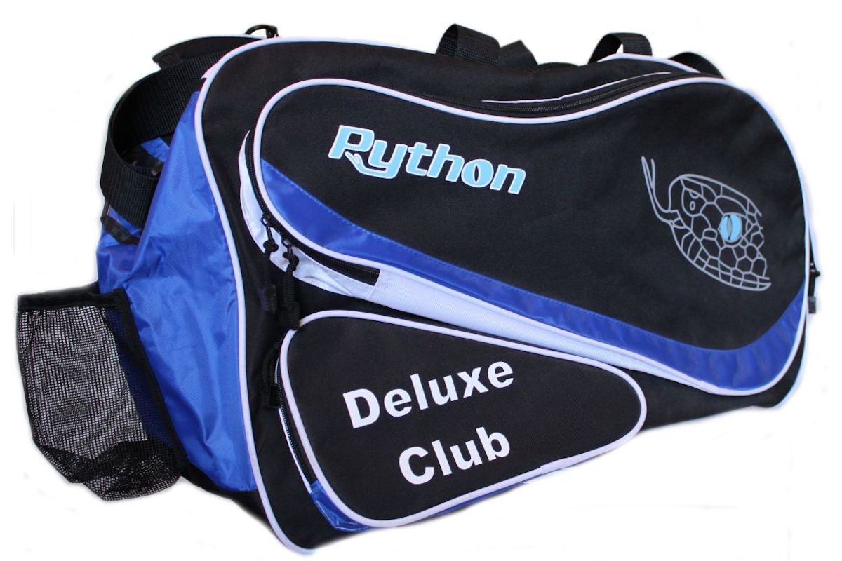 Python Deluxe Black/Blue Club Bag Python Racquetball