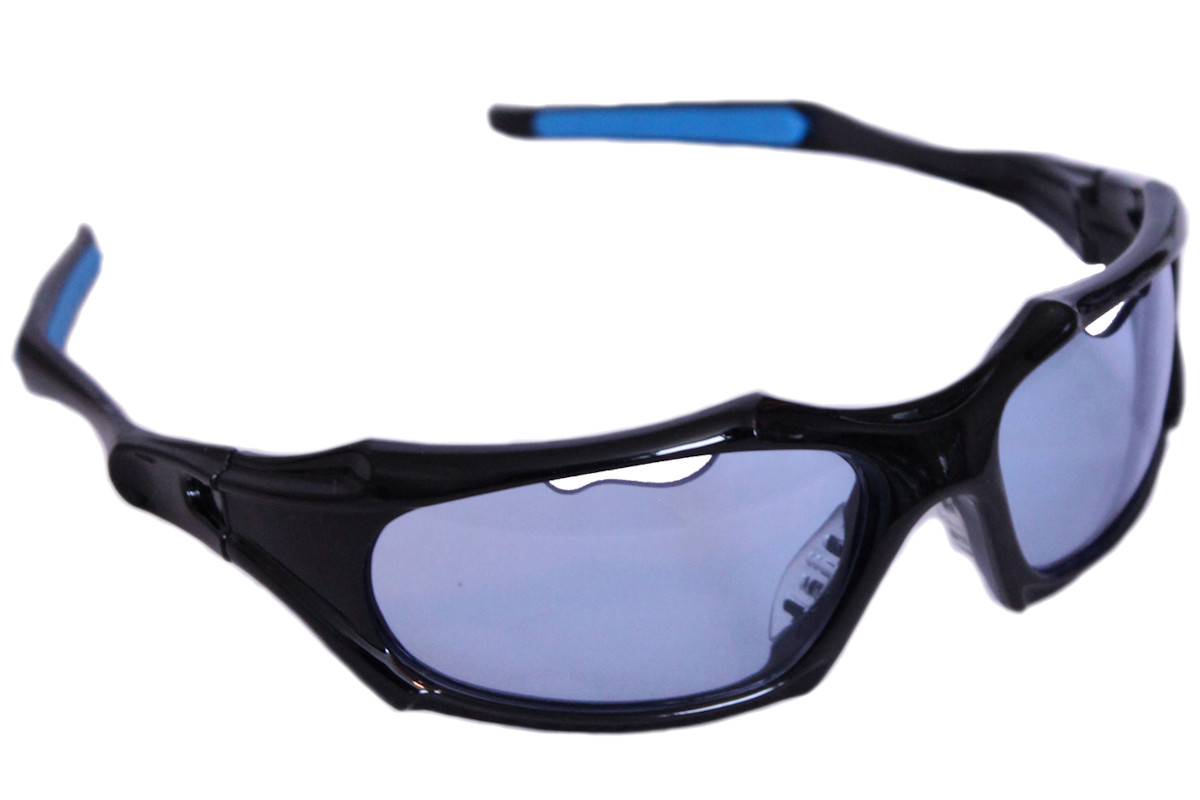 Python Full Frame Black w/BLUE Lens Eyeguards Python Racquetball