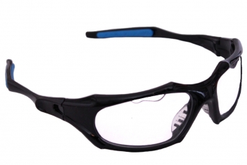 Python Full Frame Black w Clear Lens Eyeguards