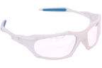 Python Full Frame White w/Clear Lens Eyeguards