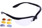 Python RG Multi Lens Black Frame Eyeguards w/Protective Case